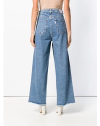 blaue weite Hose aus Jeans von Aalto