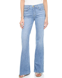 blaue weite Hose aus Jeans von Current/Elliott