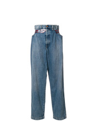 blaue weite Hose aus Jeans von Diesel