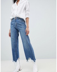 blaue weite Hose aus Jeans von DL1961