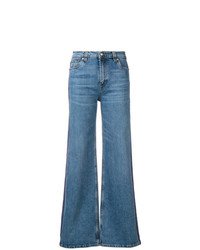 blaue weite Hose aus Jeans von Etro