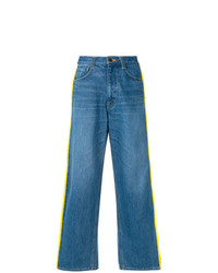 blaue weite Hose aus Jeans von Facetasm