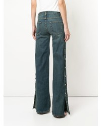 blaue weite Hose aus Jeans von Nili Lotan
