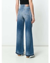 blaue weite Hose aus Jeans von Dondup