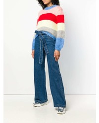blaue weite Hose aus Jeans von MSGM