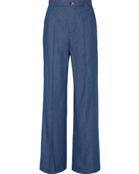 blaue weite Hose aus Jeans von Marc Jacobs