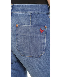 blaue weite Hose aus Jeans von MiH Jeans