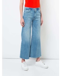 blaue weite Hose aus Jeans von Mother