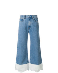 blaue weite Hose aus Jeans von Ssheena