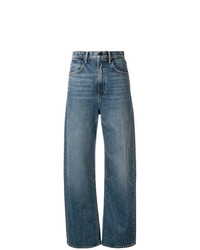 blaue weite Hose aus Jeans von T by Alexander Wang