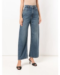 blaue weite Hose aus Jeans von T by Alexander Wang