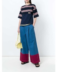 blaue weite Hose von Marni