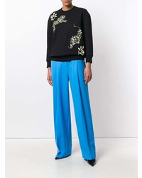 blaue weite Hose von Victoria Victoria Beckham