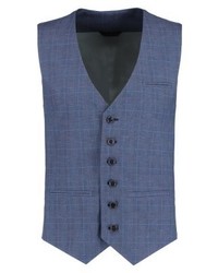 blaue Weste mit Karomuster von Bertoni