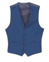 blaue Weste von Mango