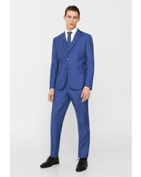blaue Weste von Mango