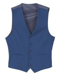 blaue Weste von Mango