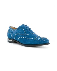 blaue Wildleder Brogues von Church's