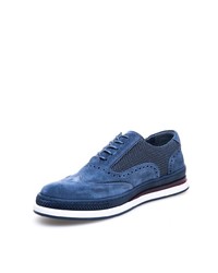 blaue Wildleder Brogues von Greyder