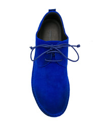 blaue Wildleder Derby Schuhe von Marsèll