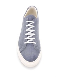 blaue Wildleder niedrige Sneakers von Common Projects