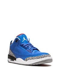 blaue Wildleder niedrige Sneakers von Jordan