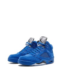 blaue Wildleder niedrige Sneakers von Jordan