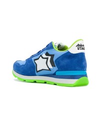 blaue Wildleder niedrige Sneakers von atlantic stars