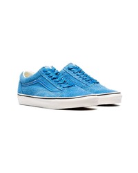 blaue Wildleder niedrige Sneakers von Vans