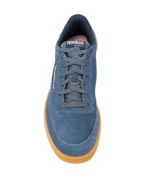 blaue Wildleder niedrige Sneakers von Reebok