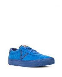 blaue Wildleder niedrige Sneakers von Vans