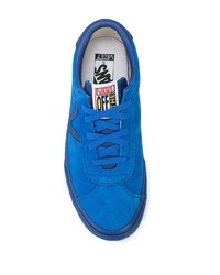 blaue Wildleder niedrige Sneakers von Vans