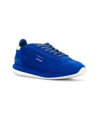 blaue Wildleder niedrige Sneakers von Ghoud