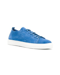 blaue Wildleder niedrige Sneakers von Henderson Baracco