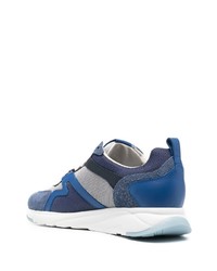 blaue Wildleder niedrige Sneakers von Jacob Cohen