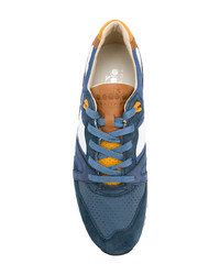 blaue Wildleder niedrige Sneakers von Diadora