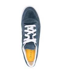 blaue Wildleder niedrige Sneakers von Doucal's