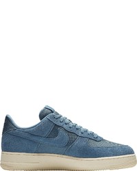 blaue Wildleder niedrige Sneakers von Nike Sportswear