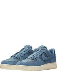 blaue Wildleder niedrige Sneakers von Nike Sportswear
