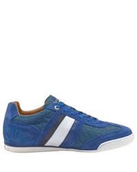 blaue Wildleder niedrige Sneakers von Pantofola D'oro