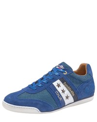 blaue Wildleder niedrige Sneakers von Pantofola D'oro