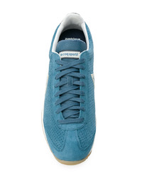 blaue Wildleder niedrige Sneakers von Le Coq Sportif