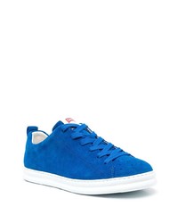 blaue Wildleder niedrige Sneakers von Camper