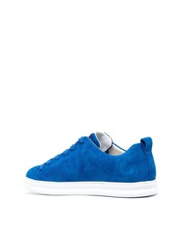 blaue Wildleder niedrige Sneakers von Camper