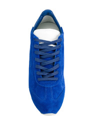 blaue Wildleder niedrige Sneakers von Ghoud