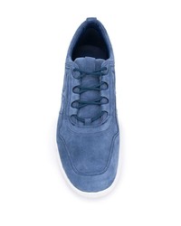 blaue Wildleder niedrige Sneakers von Tod's