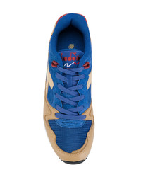 blaue Wildleder niedrige Sneakers von Diadora