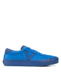 blaue Wildleder niedrige Sneakers von Vans