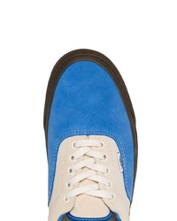 blaue Wildleder niedrige Sneakers von Vans