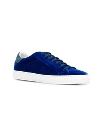 blaue Wildleder niedrige Sneakers von Hide&Jack